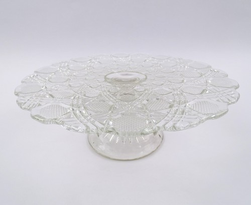 Vintage tortenplatte mit fuss - tortenplatte,