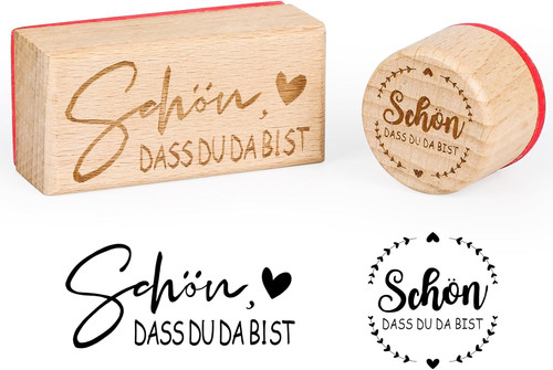 Holzstempel set für - holzstempel,
