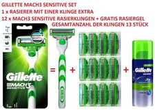 12 Gillette Mach3 Sensitive