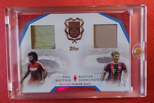 125 Jahre FC Bayern Topps Dual Patch Seat Breitner und Schweinsteiger 2/6