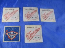 Vintage Mandoline Saite Konvolut Domino Elite E G A  D