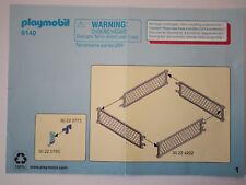 Playmobil Bauanleitung 6140 Hasenstall mit Freigehege A6 ,4 Seiten