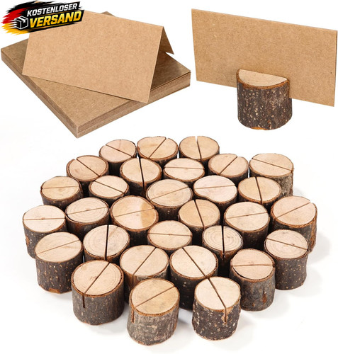 Holz kartenhalter set für - set,