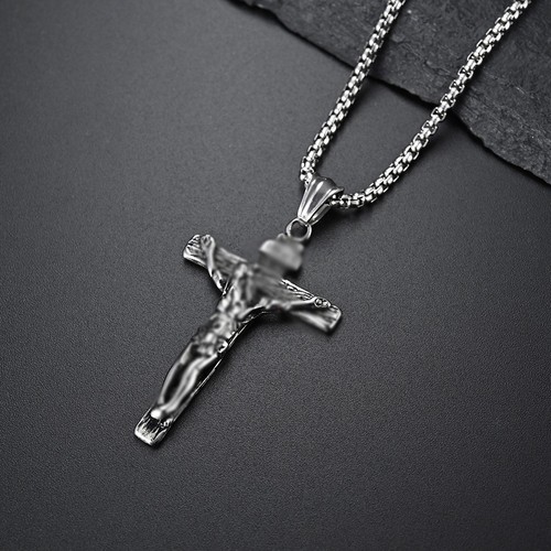 Kreuz halskette herren - halskette,