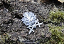 Eichenlaub silber abzeichen - eichenlaub,