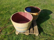 Pflanzkübel, Blumenkübel, Weinfass, Miniteich, Kübel, Fass
