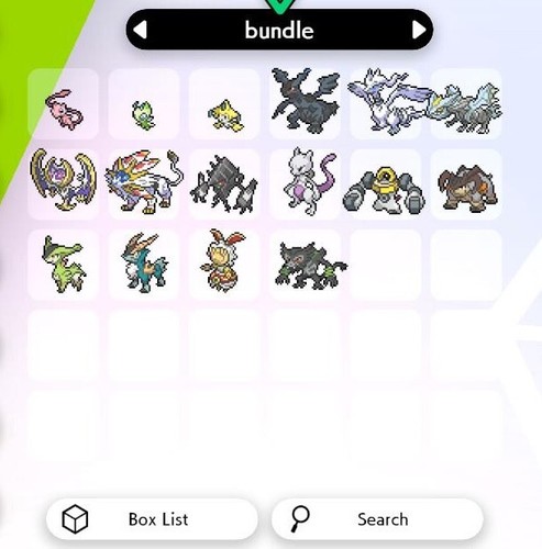 Shiny pokemon bundle zarude - shiny,