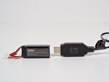 Reely BigFox Rc Helikopter Heli Akku 7.4V 700mah + Ladekabel Ersatzteile Zubehör