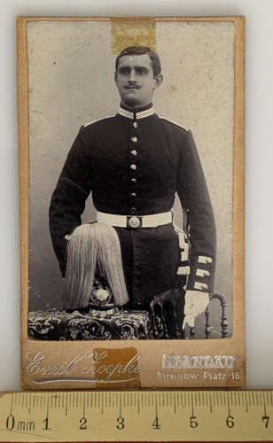 Cdv foto konvolut - 4, soldaten