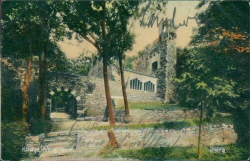 Ansichtskarte klingenberg burg - ansichtskarte,