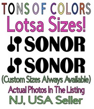 TWO Sonor Drums Logo Die Cut