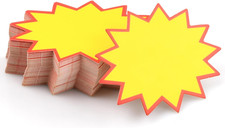 Starburst Verkaufsschilder