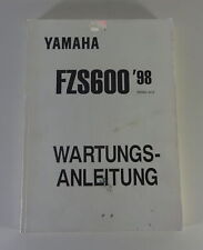 Werkstatthandbuch / Workshop Manual Yamaha FZS 600 Fazer von 1998