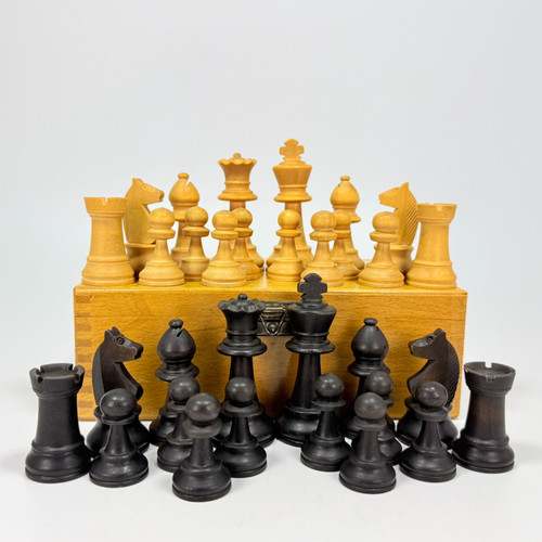 Staunton schachfiguren holz - staunton,