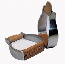 Alu Steigbügel glatt / gerade Westernsteigbügel schlicht und schön