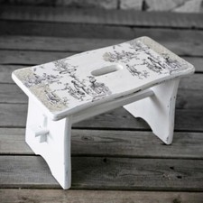 Vintage fußbank 39x21x18 - vintage,