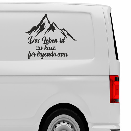 Wohnmobil aufkleber mit spruch - wohnmobil,