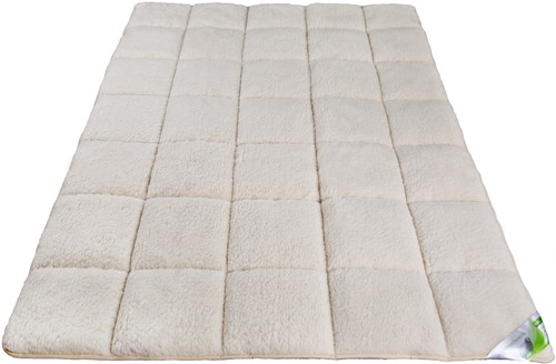 Unterbett lammflor mit - unterbett,