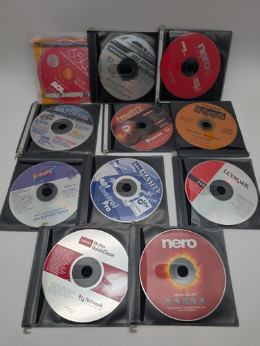 Software cds dvds konvolut - 11,