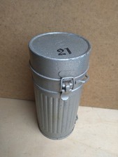 Dose leer Gasmaske Medi NVA 