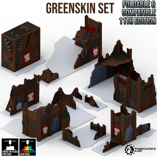 Foldable terrain w40k - terrain, 11th