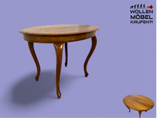 WMK # Eleganter und sehr gut erhaltener ovaler antiker Salontisch aus Nussbaum i