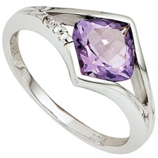 Ring Damenring mit Amethyst &