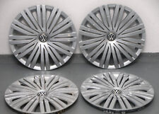 4x Original VW Polo 6R 6C 15 Zoll Radkappen Radzierblenden 6C0601147C