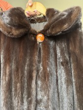 Damen Pelzmantel Dunkler