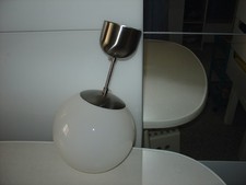 IKEA FADO Deckenleuchte Deckenlampe Hängelampe Kugellampe Kugel Opal-Glas Ø25cm 