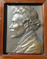 Carl Eldh Bronze Plakette