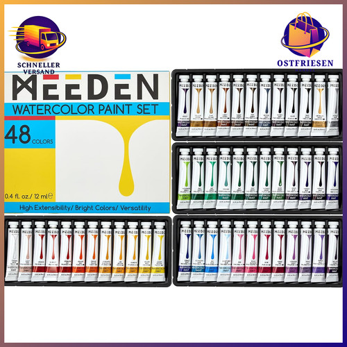 Aquarellfarbe set tuben - 48,