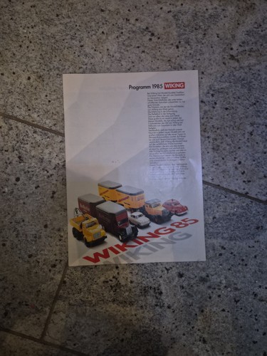 Wiking programm 1985 - programm,