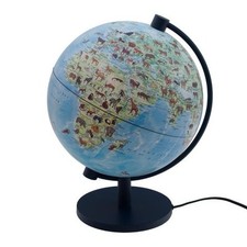 STELLANOVA Kinderglobus Leuchtglobus mit Tierlexikon