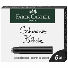 FABER CASTELL Füllhalter Grip EDITION gold all black fein mittel | Ersatzpatrone