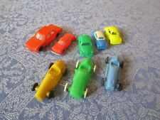 8 Plastik Autos DKW / Mercedes