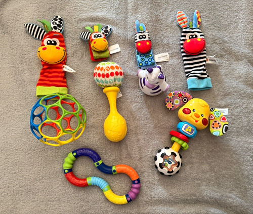 Babyrasseln greiflinge set - babyrasseln,