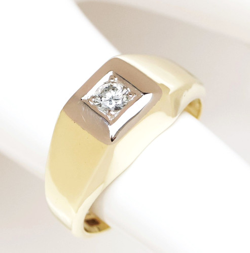 Brillantring herrenring - brillantring,