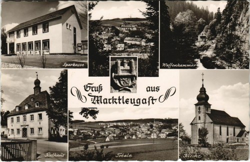 Cpa gruss aus - ak, marktleugast