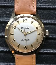 Exquisit Herren-Armbanduhr Handaufzug, Fabrik-Neu, Uhrwerk ist komplett überholt