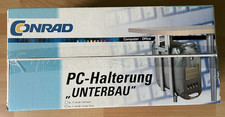 Universal PC Halterung Untertisch von Conrad neu in OVP silber grau