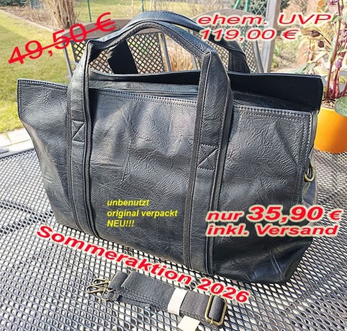 Aktion ledertasche reisetasche - aktion,
