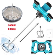 2800W Mörtelrührer Rührwerke Rührgerät Rührer Zementrührer Mörtel Zement 220V