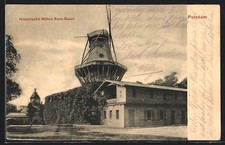 Ansichtskarte Potsdam, Historische Mühle Sans-Souci 1917 