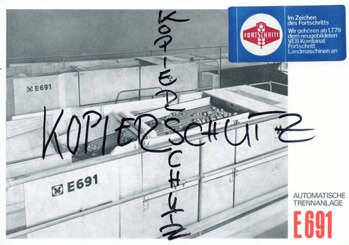 Veb fortschritt prospektblatt - veb,