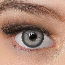 Kontaktlinsen farbig grau ohne