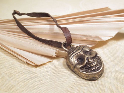 Altes tibetisches totenkopf - tibetisches,