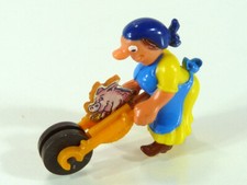 Ü-Ei Überraschungsei? Schiebefigur-beweglich"Bäuerin mit Schubkarre und Schwein"