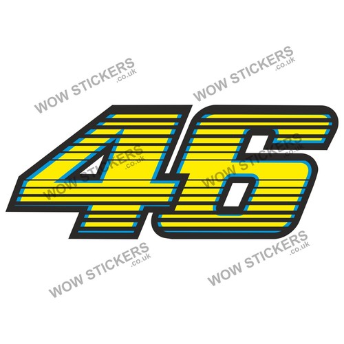 Rossi motorrad aufkleber - rossi,