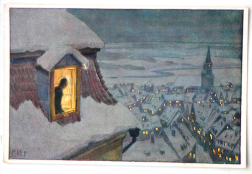 9892 künstler postkarte paul - 9892,